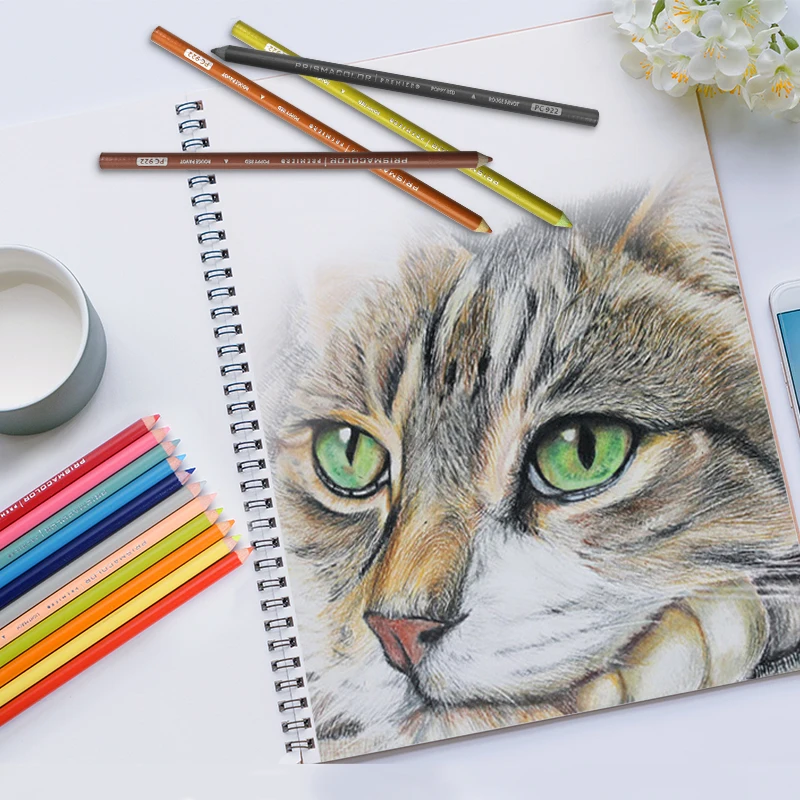 Prismacolor 24 36 48 72 132 150 масло Цвета карандаш эскиза Цвет искусства школьные
