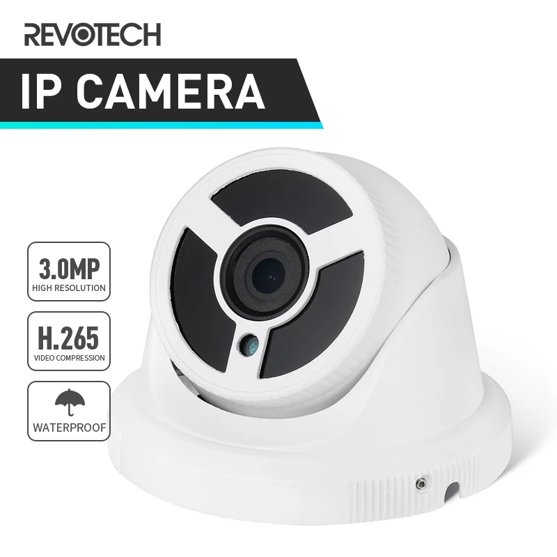 H.265 3MP 1296 P/1080 P водонепроницаемые купольные камеры с инфракрасной подсветкой ip