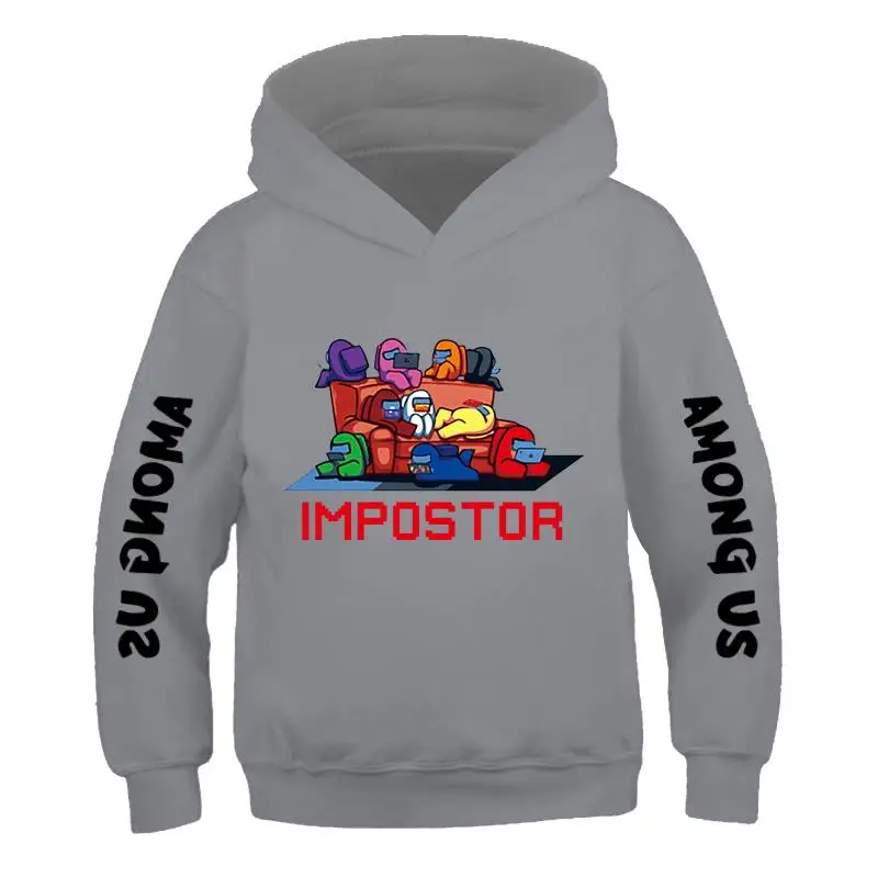 

New Among Us Boys Hoodie Kids Clothes Funny Game Among Us Hoodies for Teen Girls 3-14Y Baby Boys Sweatshirt Children Costume