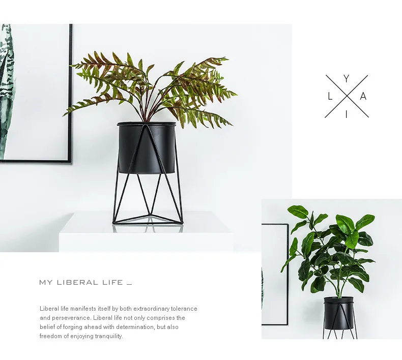 Креативная подставка для цветочных горшков в скандинавском стиле стеллаж