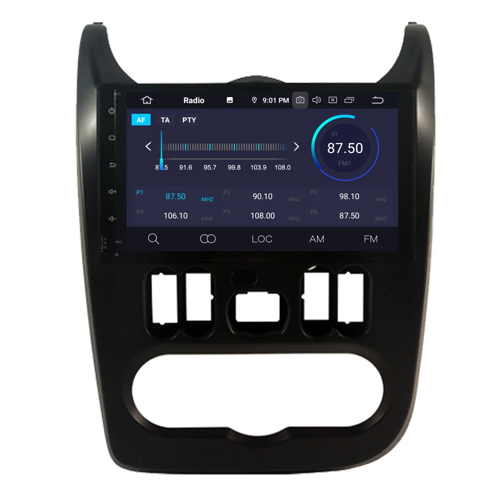 Автомобильный радиоприемник RoverOne с GPS ДЛЯ Renault Logan I Sandero Lada Lergus Dacia 2008 Duster Android 10
