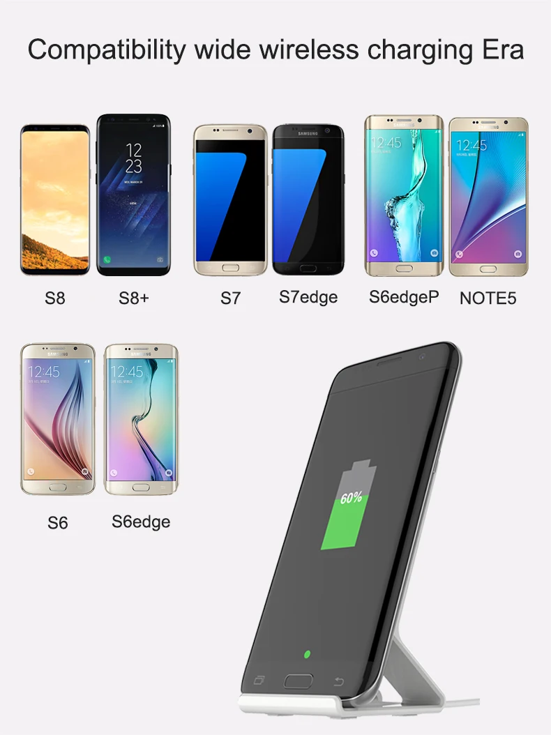 10 Вт 7,5 Вт Qi Беспроводное зарядное устройство для iPhone 8 X XS Max XR samsung S9 быстрая Беспроводная зарядная док-станция