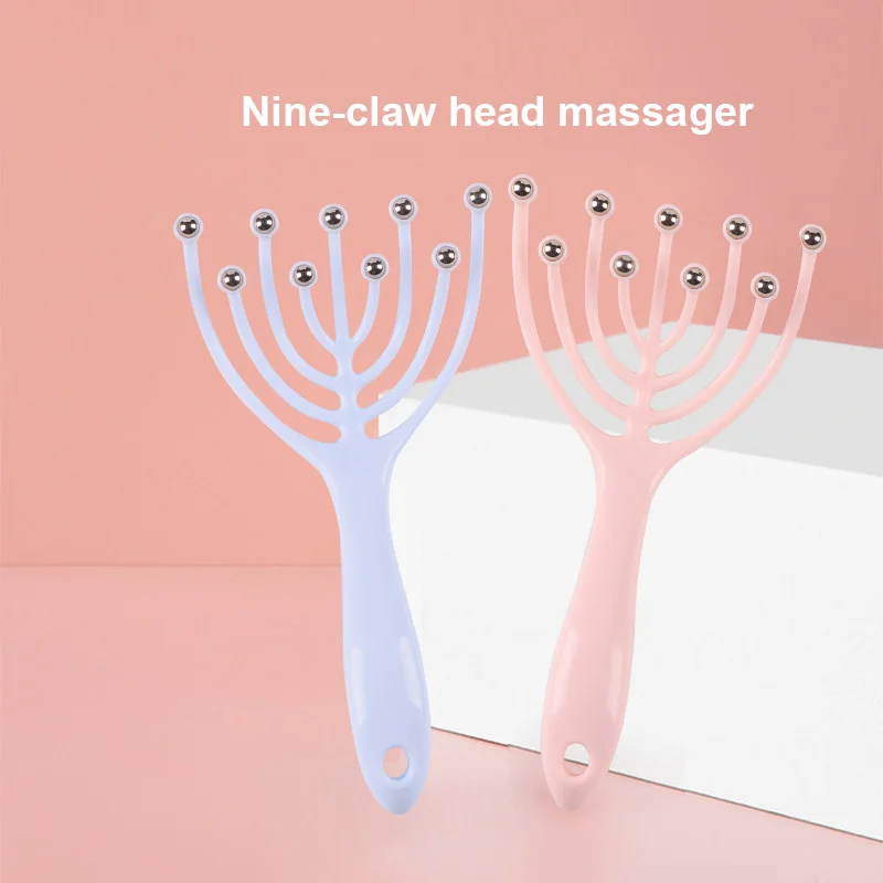 

Head Relax Massager Healing Neck Claw Massage Anti-Stress Neck Massager Octopus Scalp Relax Headache Stimulate Blood Circulate