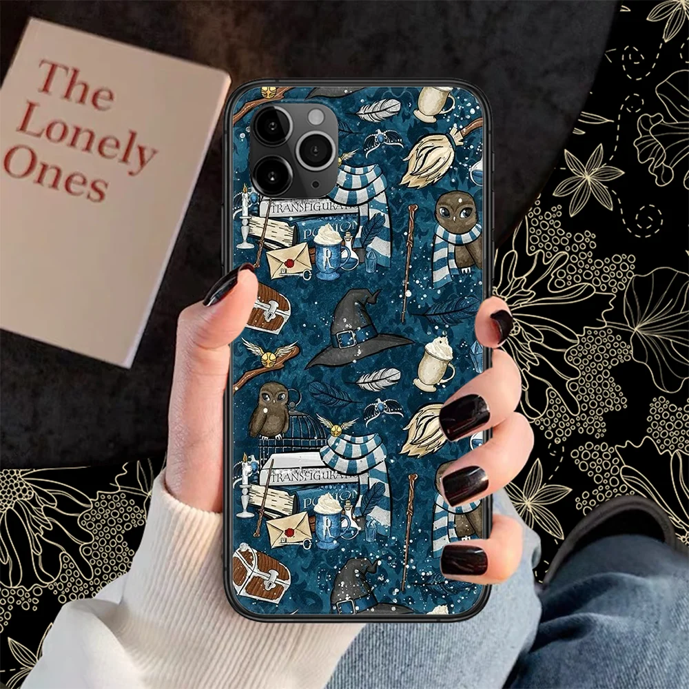 

Harrys Potters Phone Case Cover Hull For iphone 5 5s se 2 6 6s 7 8 12 mini plus X XS XR 11 PRO MAX black pretty shell silicone