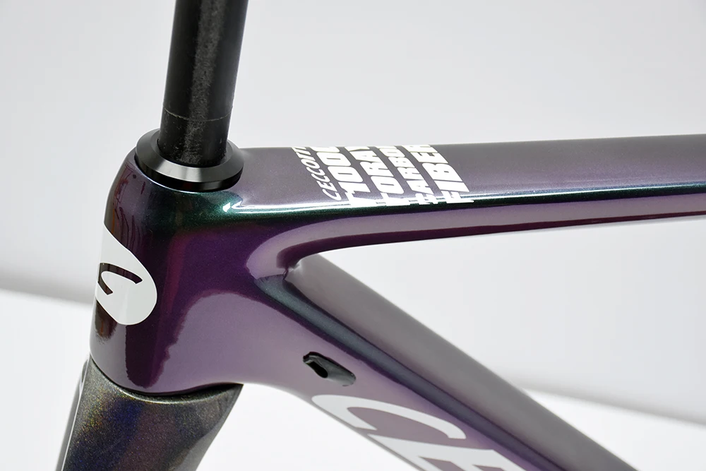2022 CECCOTTI Brand Carbon Road Bike Frame Chameleon Bicycle T1000 AERO Design BB30/BSA Racing | Спорт и развлечения
