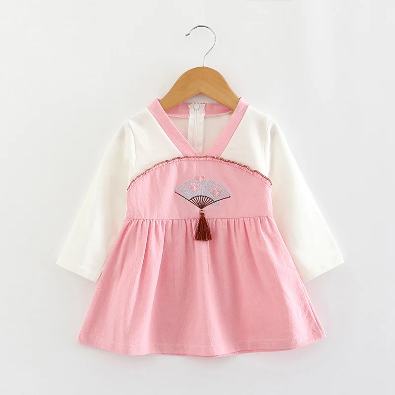 Baby Dress Chinese Style Long Sleeve Newborn Infant Kids New Year Costume Girls Princess Party Cheongsam 1 | Детская одежда и