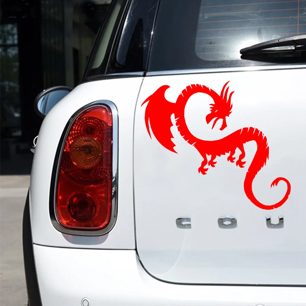 

Funny Dragon Stickers For Cars Vinyl Auto Sticker Oil Tank Cover Car Styling Custom Sticker