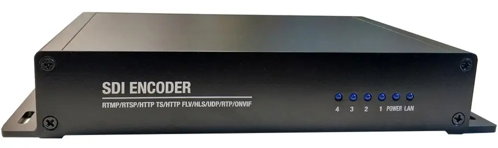 4-канальный видеокодер H.265/264 1080P SDI HTTP RTSP RTMP UDP ONVIF для IPTV NVR | Безопасность и защита