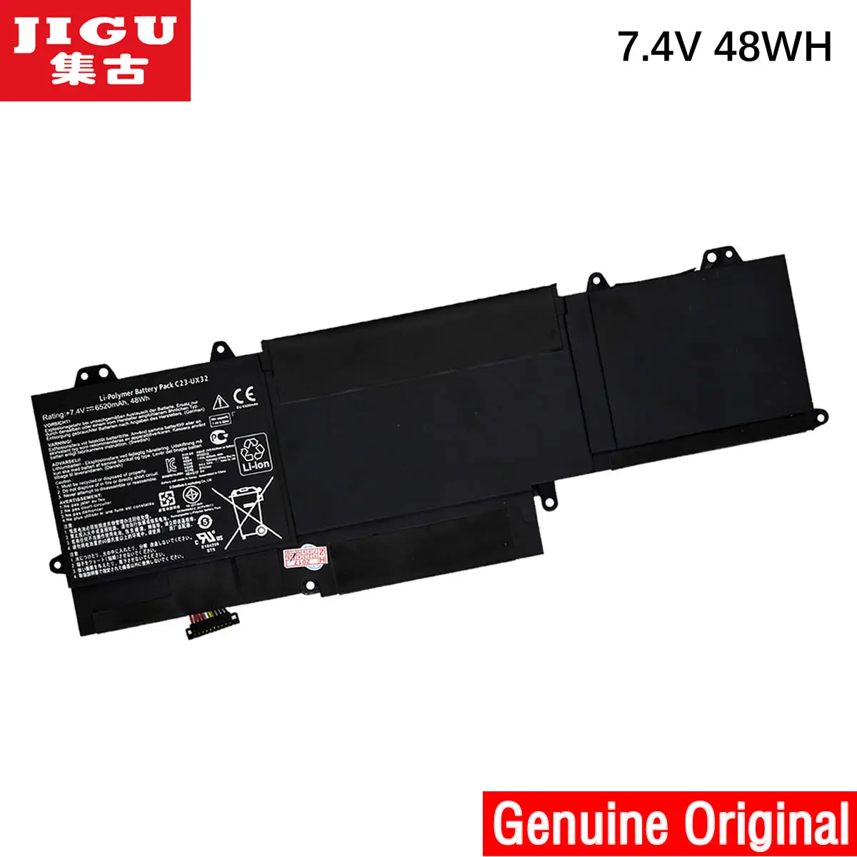 JIGU оригинальный C23-UX32 Аккумулятор для ноутбука ASUS VivoBook U38N U38N-C4004H ZenBook UX32 UX32V UX32A UX32VD