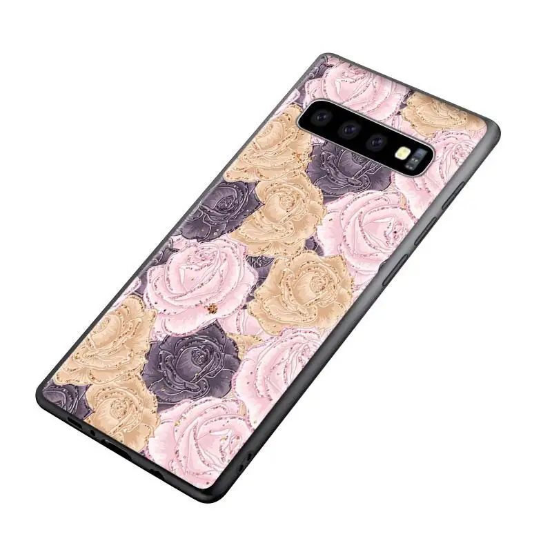 

Silicone Black Cover Elephant Deer Fox Animal for Samsung Galaxy Note 10 Pro 9 8 Plus S10 5G S9 S8 S7 Plus S6 Phone case