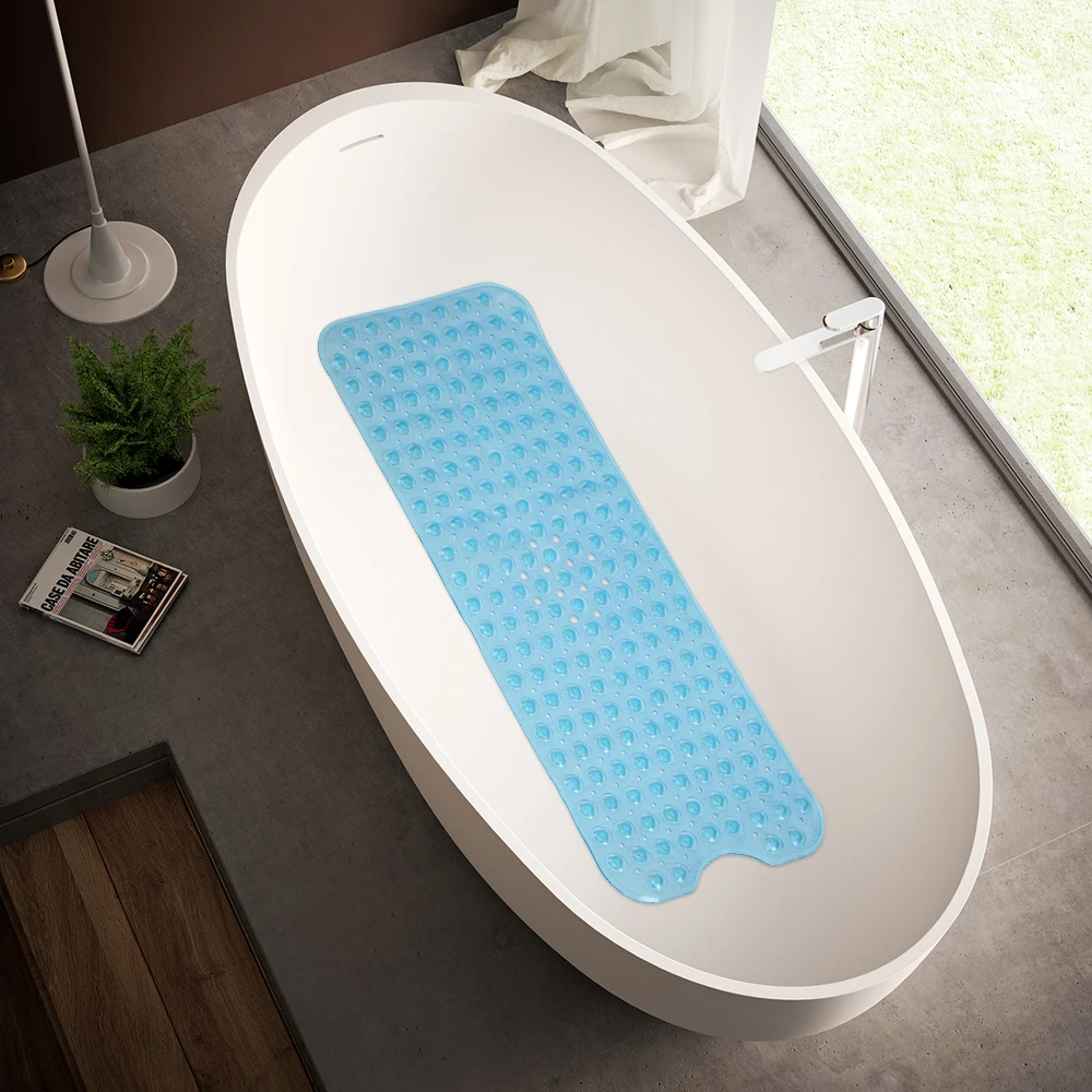 

Bathroom Bathtub Non-slip Bath Mat 99*39cm Blue