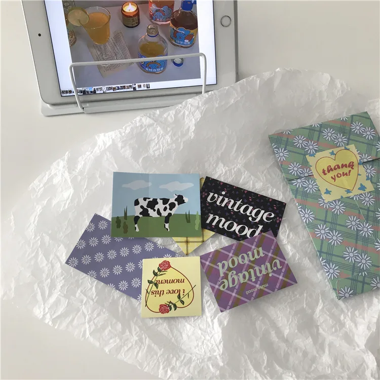 Набор креативных наклеек в розовую сетку Ins 24 листа Уплотнительная наклейка на