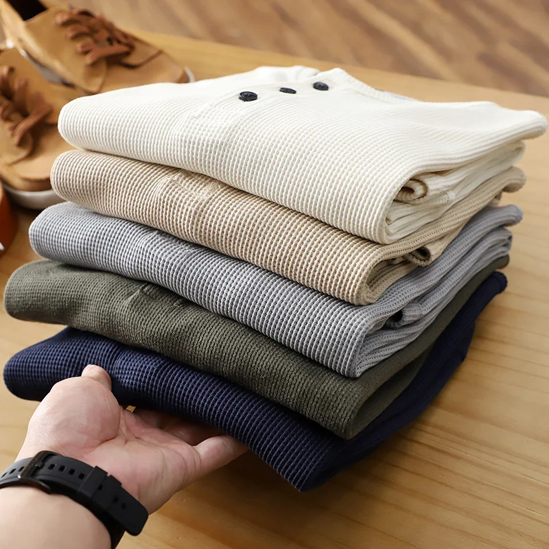 

Cotton long sleeve t-shirt men's autumn bottoming shirt