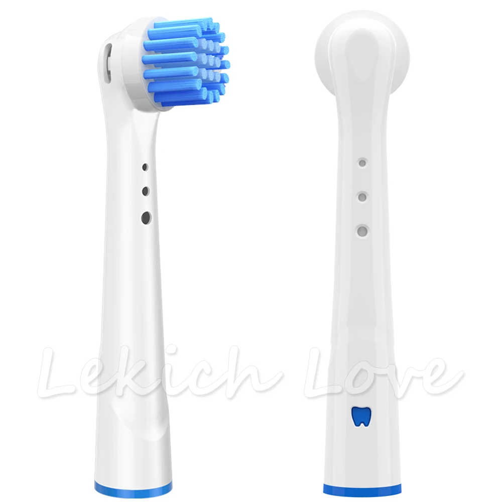 4 головки для электрической зубной щетки Oral B в комплекте 30 зубных нитей легкой
