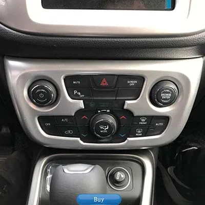 Для Jeep Compass ABS Хромированная топливная крышка бензобака защитная накладка наклейка Аксессуары для стайлинга автомобилей