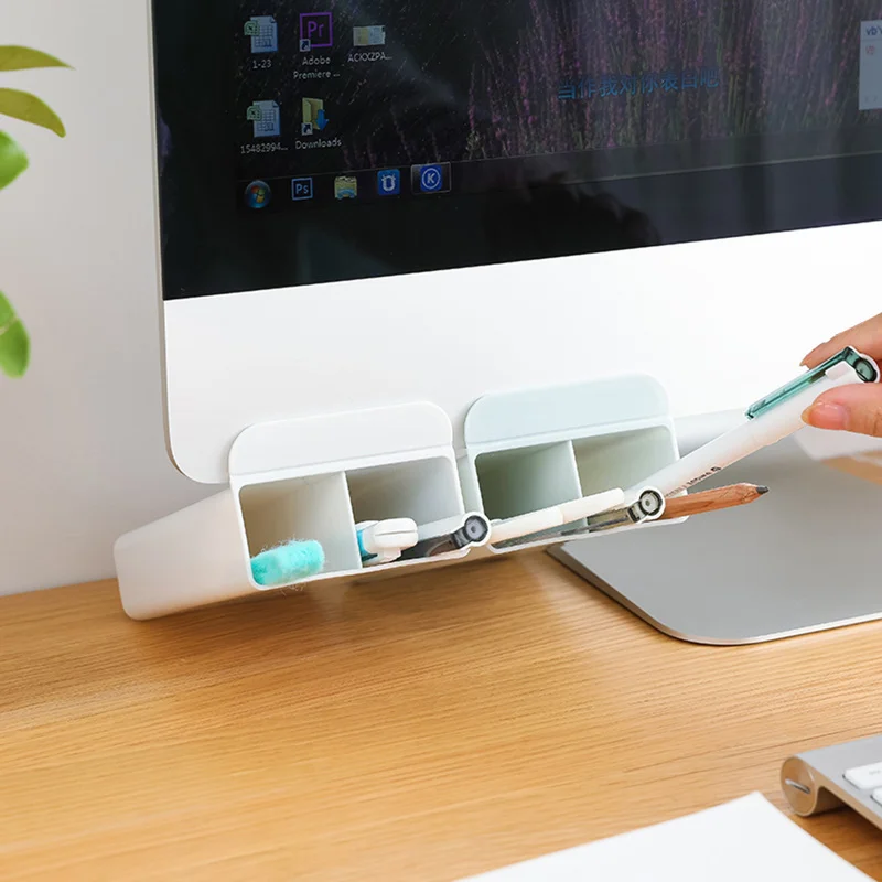 Креативный настенный косый Настольный ящик для хранения держатель ручек