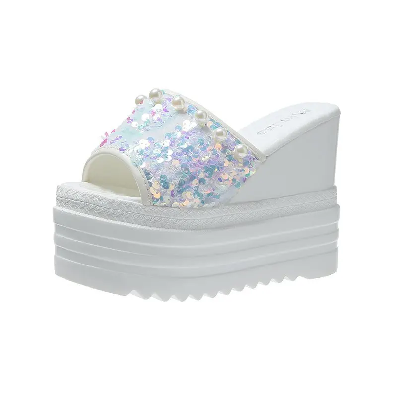 

Black Platform Sandals Muffins shoe Beach Shoes Summer Heels Open Toe Clogs Wedge Suit Female Beige Espadrilles Flat Girls Sexy