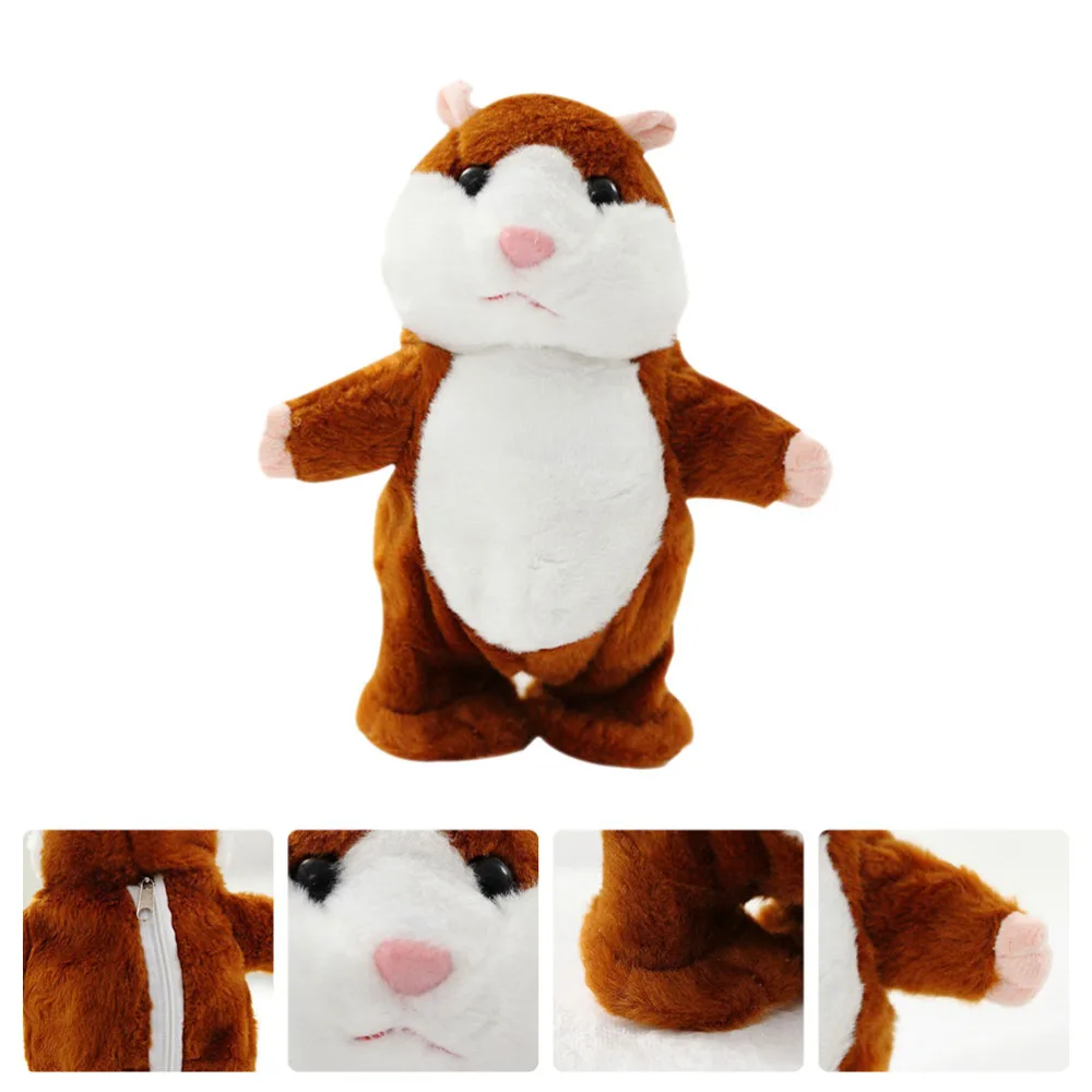 

1 Pc Talking Hamster Doll Electric Hamster Dolls Educational Plush Hamster Dolls