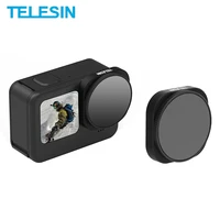 telesin 3x nd8 16 32 pl lens filter 2 in 1 polarizer filter tempered glass aluminium alloy frame for gopro hero 9 10 accessories