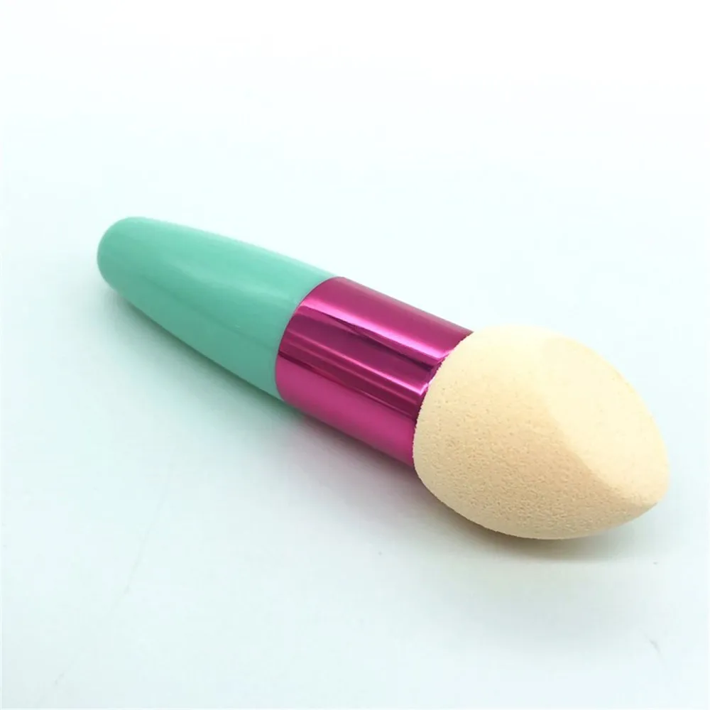 

Makeup Flutter Tools Profesional Cosmetic Brush for Women Liquid Cream Foundation Concealer Beveled Sponge Makeup Puff Handle