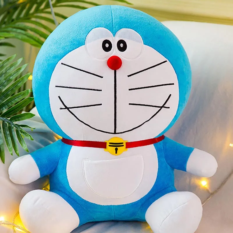 Плюшевые Игрушки Doraemon милая пушистая Набивная игрушка-животное Мультяшные