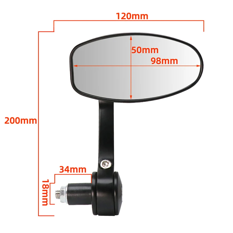 ALCON Racing зеркала заднего вида 7/8 &quotРуль конец универсальное боковое зеркало для