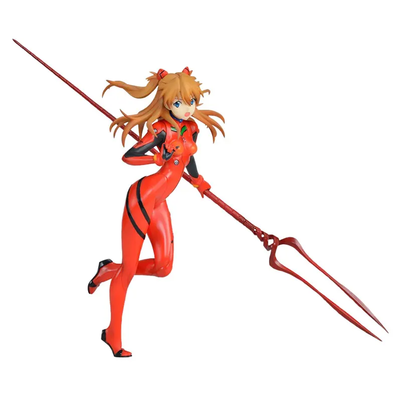 

Original EVA Asuka Langley Soryu with Lance of Longinus Anime Action Figure Model Toy Collectible Figurine Statue Anime Figures