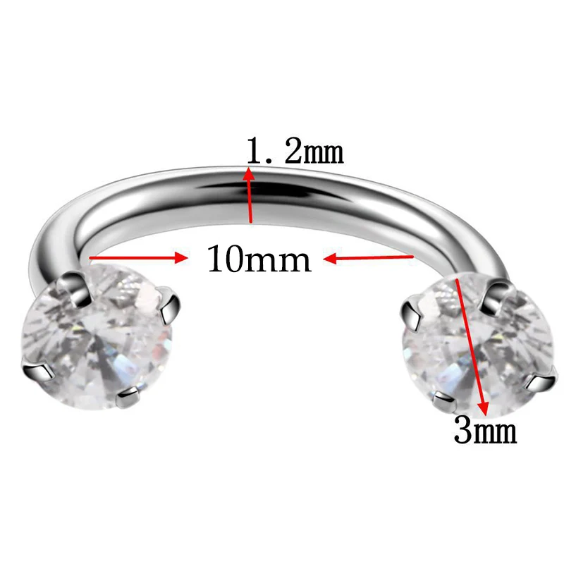 Кольцо перегородка для пирсинга носа прекрасный пирсинг прокола хряща губ и 1