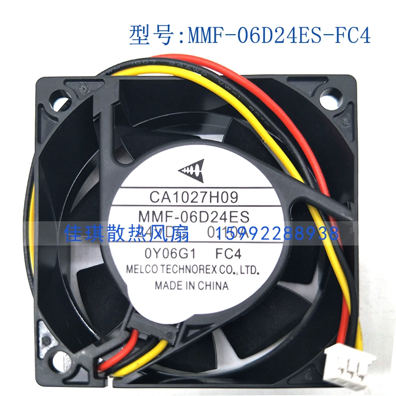 

New original E500 inverter fan CA1027H09 MMF-06D24ES-FC4 24V 0.10A 6cm 6025