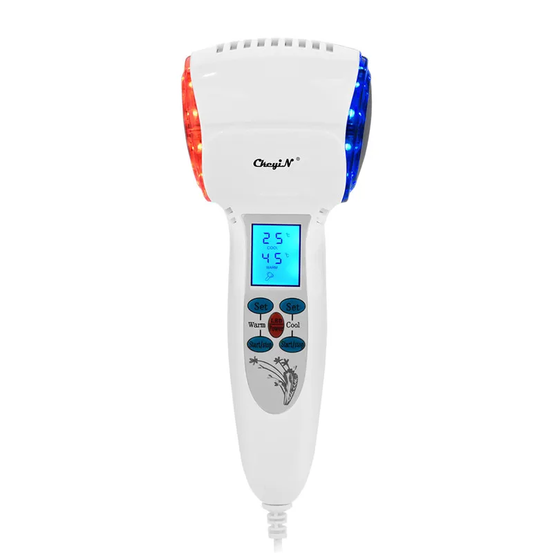 

Hot and Cold Skin Rejuvenation Hammer Anti Wrinkle Acne Skin Tightening Massager Face Firming Skin Care Beauty Tool LCD Display