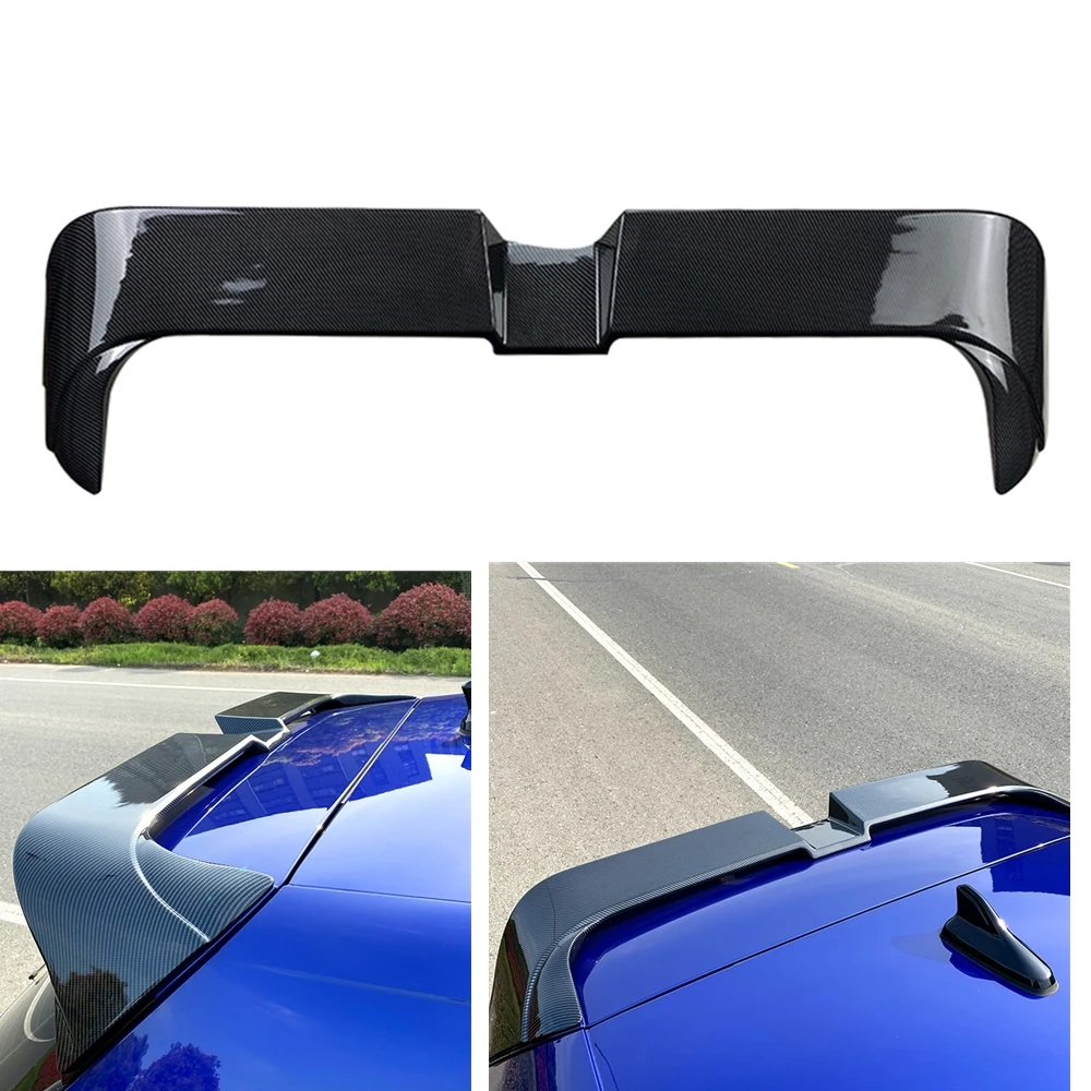 

Rear Roof Spoiler Wing For Volkswagen VW GOLF 8 MK8 2020-2021 Carbon Fiber Look Car Tail Gate Window Trim Trunk Lid Splitter Lip