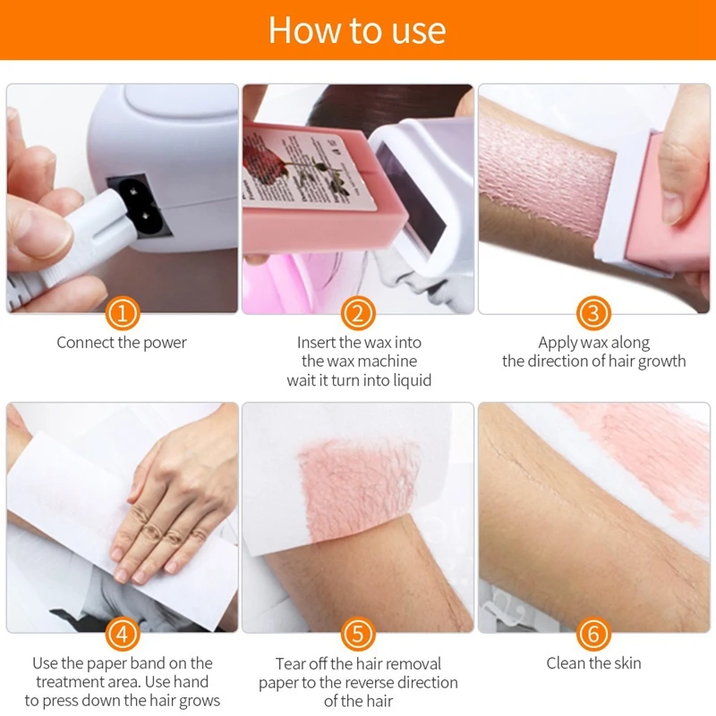 Professional Single Handheld Depilatory Wax Hair Removal Machine Portable Epilator Roll Heater | Дом и сад