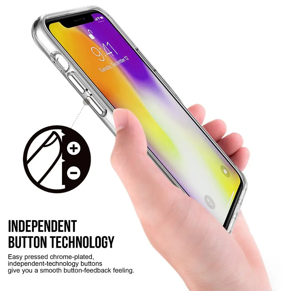 Hanven Прозрачный чехол для телефона iPhone 11 Pro 2019 5 8 дюймов TPU + PC|Бамперы| |
