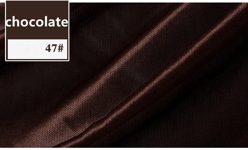 chocolate Цена 16 шт 145 см ширина драпировка для потолка ледяной шелк крыша ткань для навеса драпировка для украшение для свадьбы - Цвет: chocolate