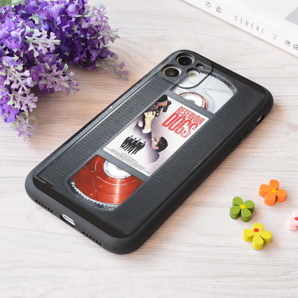 

For iPhone Reservoir Dogs Vhs Print Soft Matt Apple Case