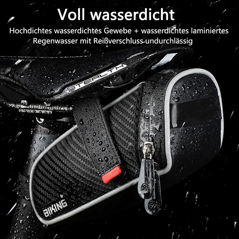 

Bicycle Bag Cycling Bike Tail Bag Mountain Road Car Saddle Bag Anti-splash Water Rear Seat Bag Riding