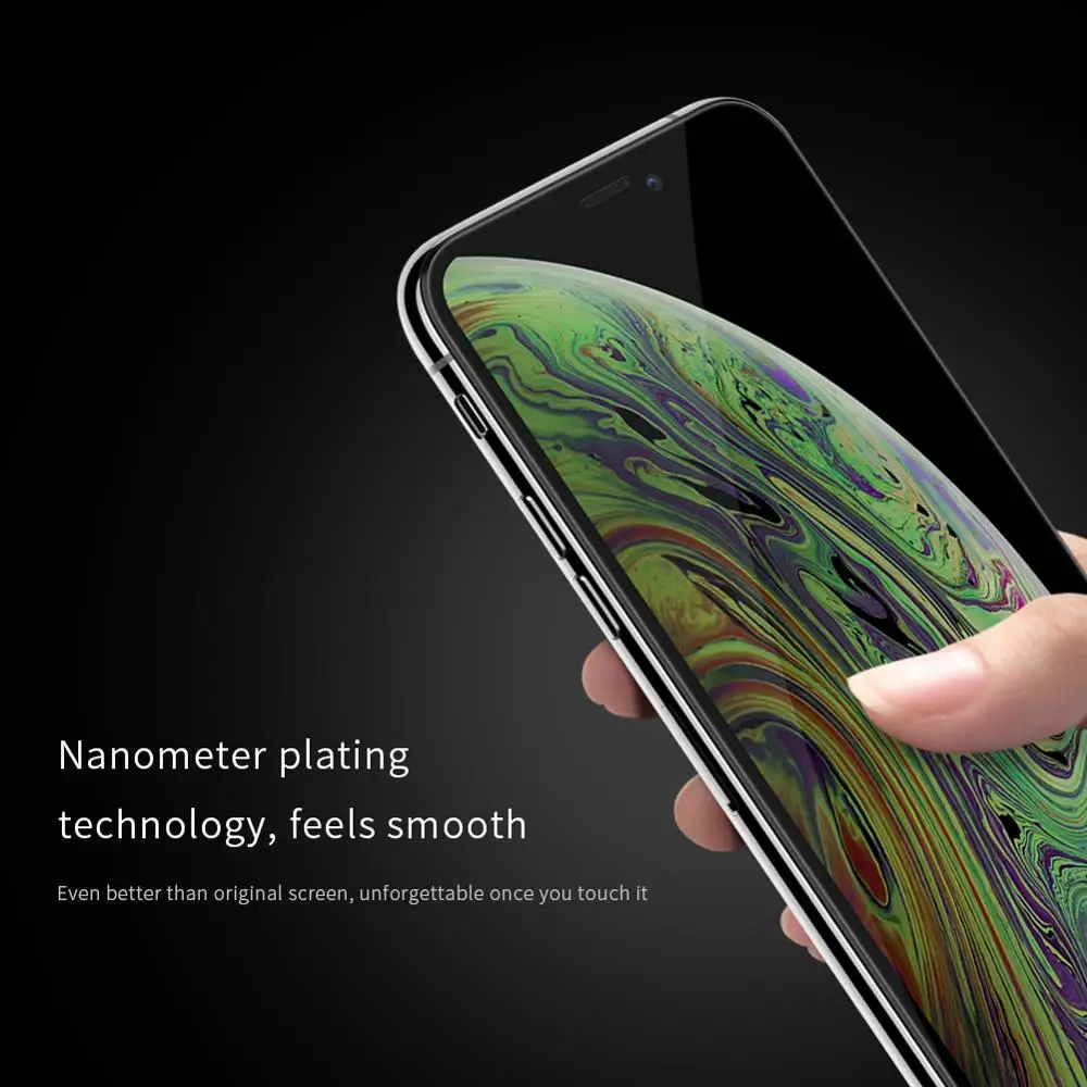 Закаленное стекло для защиты экрана iphone 11 Pro Max NILLKIN XD CP + MAX Arc изогнутая полное