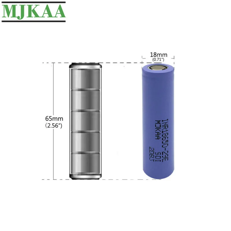 MJKAA 4 шт. 18650 INR18650 29E 2900 мАч 10A 3 7 в литиевая аккумуляторная батарея с плоским верхом