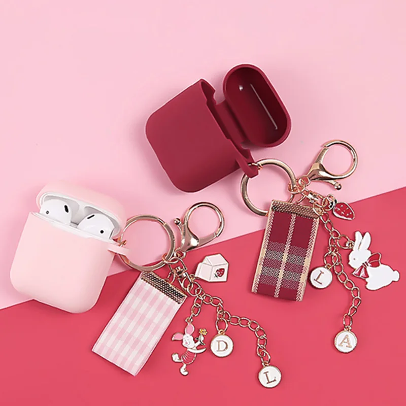 Силиконовый чехол с мультяшными собаками и кроликами для Apple Airpods аксессуары