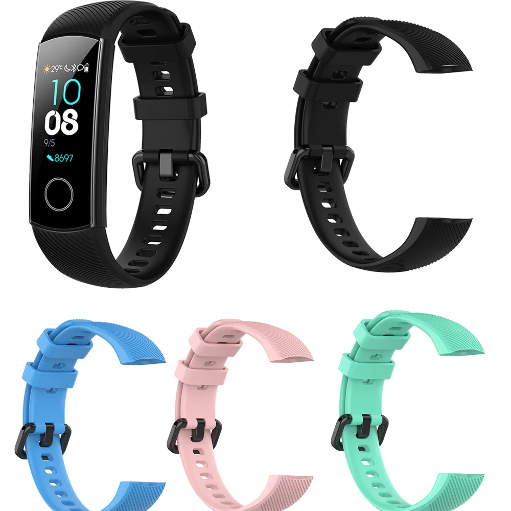 Модный спортивный силиконовый браслет цветной ремешок на запястье сменный для