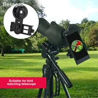 besegad adjustable cell phone smartphone holder stand mount adapter for telescope binoculars monocular spotting scope microscope