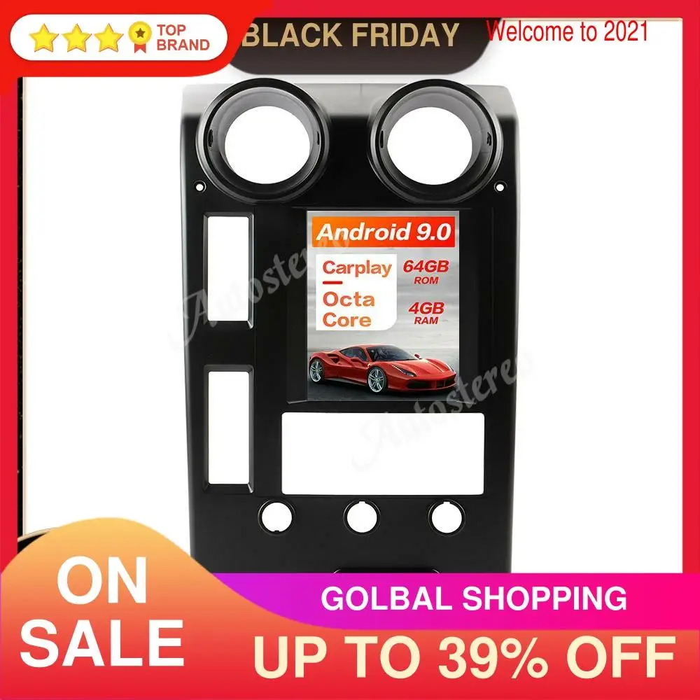 Головное устройство для автомобиля Hummer H2 2002-2008 Android 10 0 128 с GPS-навигацией