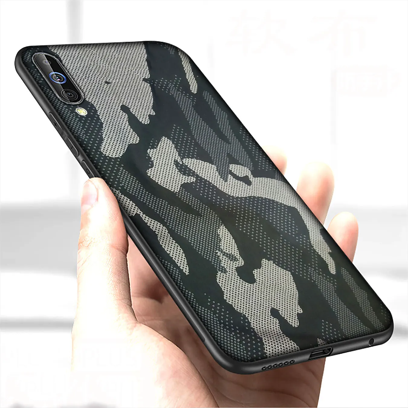 Мягкий силиконовый чехол с камуфляжным принтом для Samsung Galaxy A70 A50 A60 A40 A30 A20 A10 M10 M20 M30