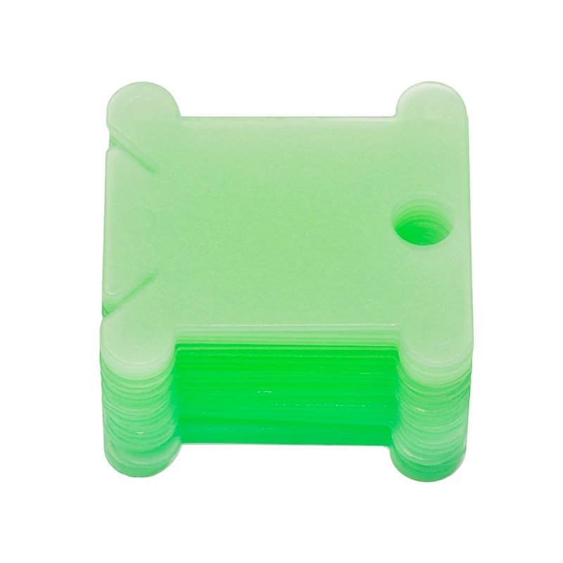 Green LMDZ 120/100/50/20 шт. Пластик нитки мулине ремесло катушка с нитками, вышитая бисером пластиковый держатель для хранения Швейных ниток печатная плата - Цвет: Green