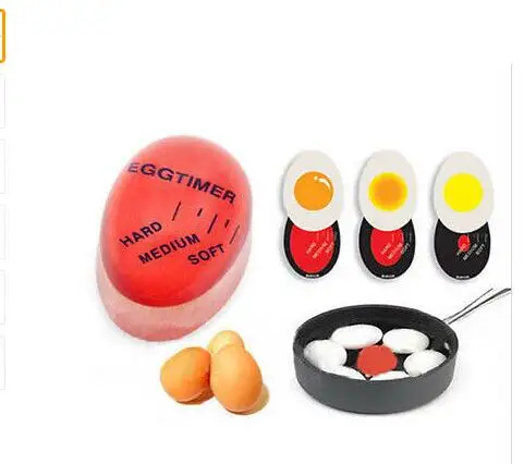 

1pc Egg Timer Control Soft Hard Boiled Eggs Cooking Kitchen Resin Egg Timer