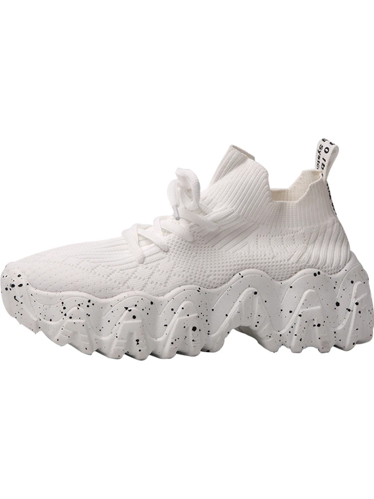 Новинка 2019 женская модная увеличивающая рост повседневная обувь весна и лето