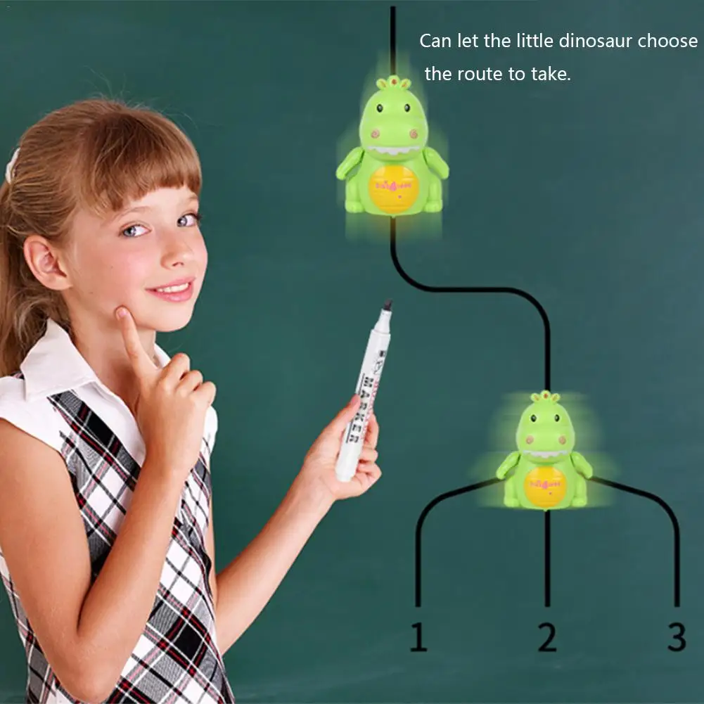 Волшебное перо Индуктивный динозавр автомобиль игрушка после черной линией