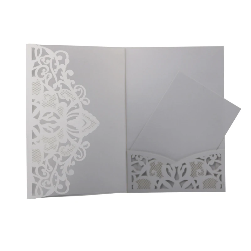 1 шт. элегантные открытки-пригласительные на свадьбу | Дом и сад