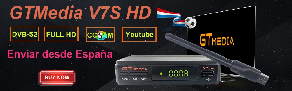Gtmedia v8 спутниковый искатель lnb freesat v8 с cccam Испания cline на 1 год Европа/decodificador tv satelital бесплатно dvb s2