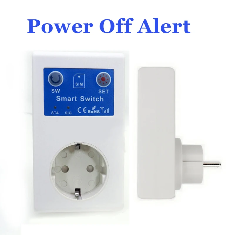 Special EU GSM Power Socket Remote Control 16A Smart Power Socket Outlet Temperature Sensor Controller Plug Intelligent Relay